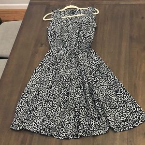 Black and white dress